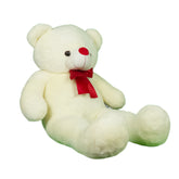 Play Hour Wolly The Teddy Bear Plush Soft Toy for Ages 3 Years and Up - White, 95cm